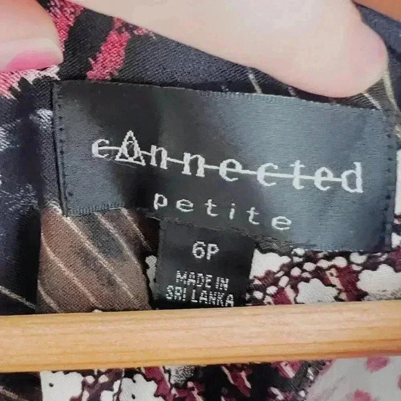 y2k Vintage Connected Pink and Black Printed Mini Dress Women's Size 6P - Picture 6 of 7